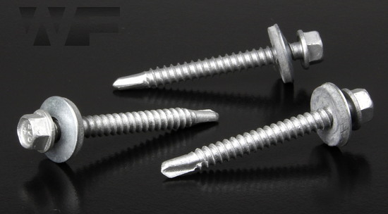 Hex Head Tek Screws for Light Steel Section 1.2mm to 3.5mm with Bonded EPDM Washer in Evoshield® image