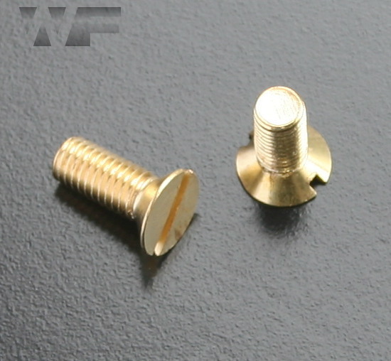 Slotted Countersunk Machine Screws DIN 963 in BRASS image