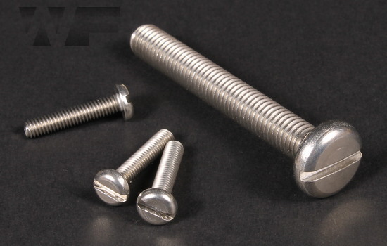 Slotted Pan Head Machine Screws DIN 85 in A4 image