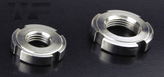 Slotted Round Nuts for hook spanner DIN 1804 in A2 image