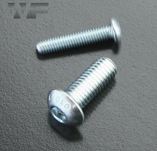 Socket Head Button Screws ISO 7380 part 1 in BZP-10.9 image