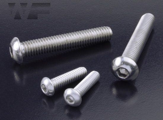 Image of UNC Socket Head Button Screws ASME B18. 3-2003 in A2 image
