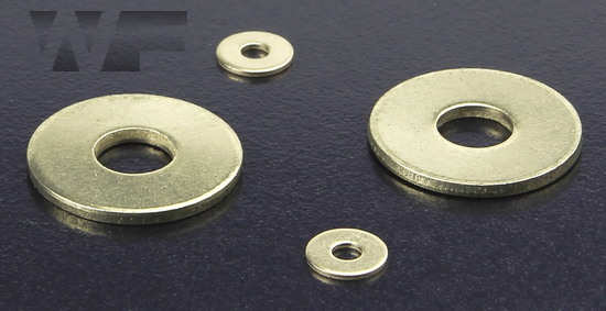 Washers DIN 9021 in BRASS image
