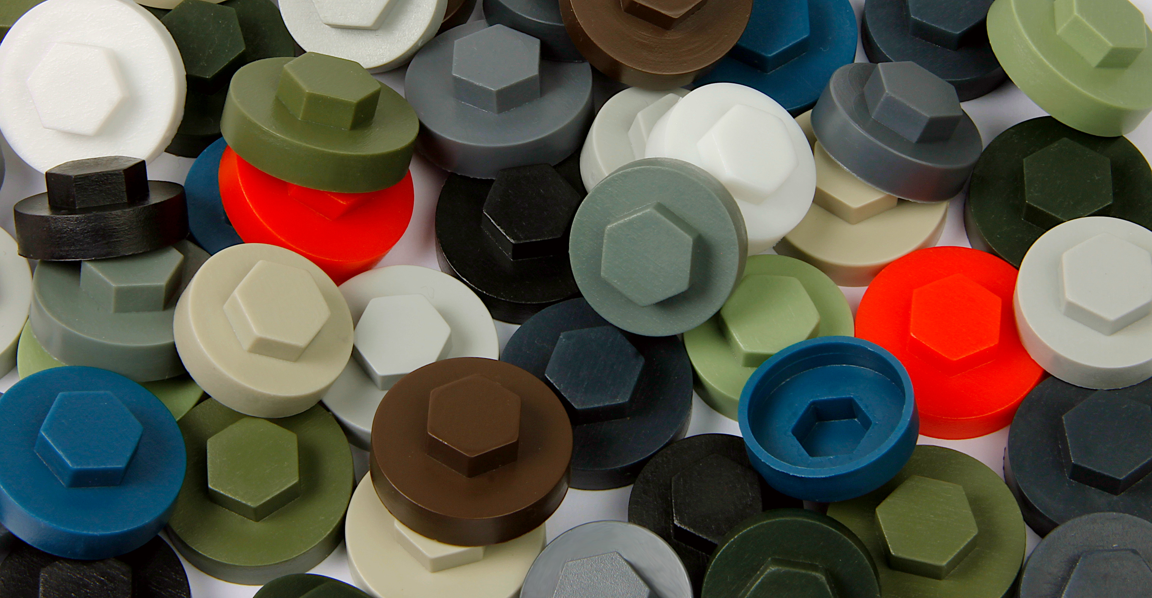 Plastic Tek Screw Colour Caps