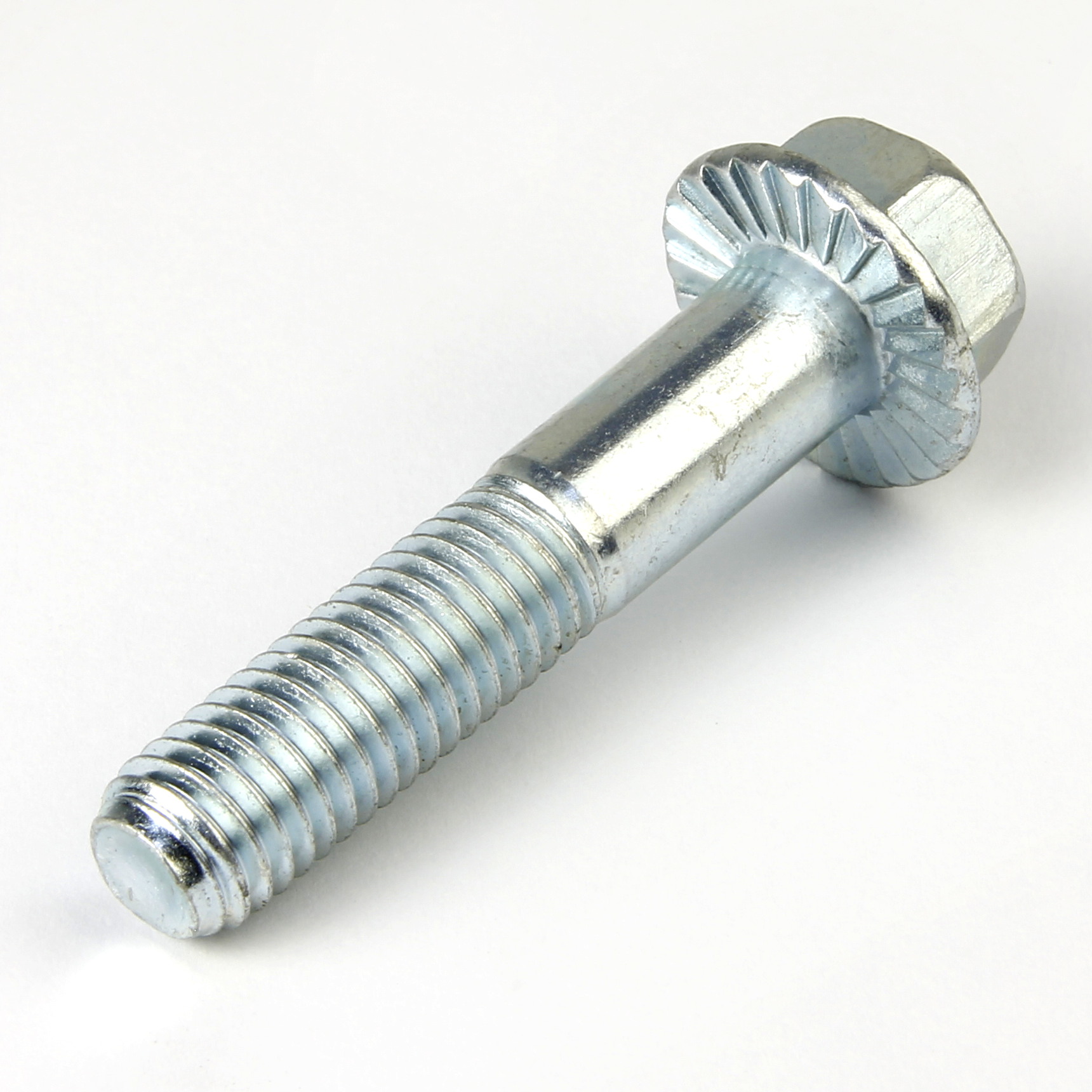 Uxcell Metric M6x30mm Hex Flange Bolts, 10pcs 10.9 Grade Carbon Steel Hexagon Head Screws
