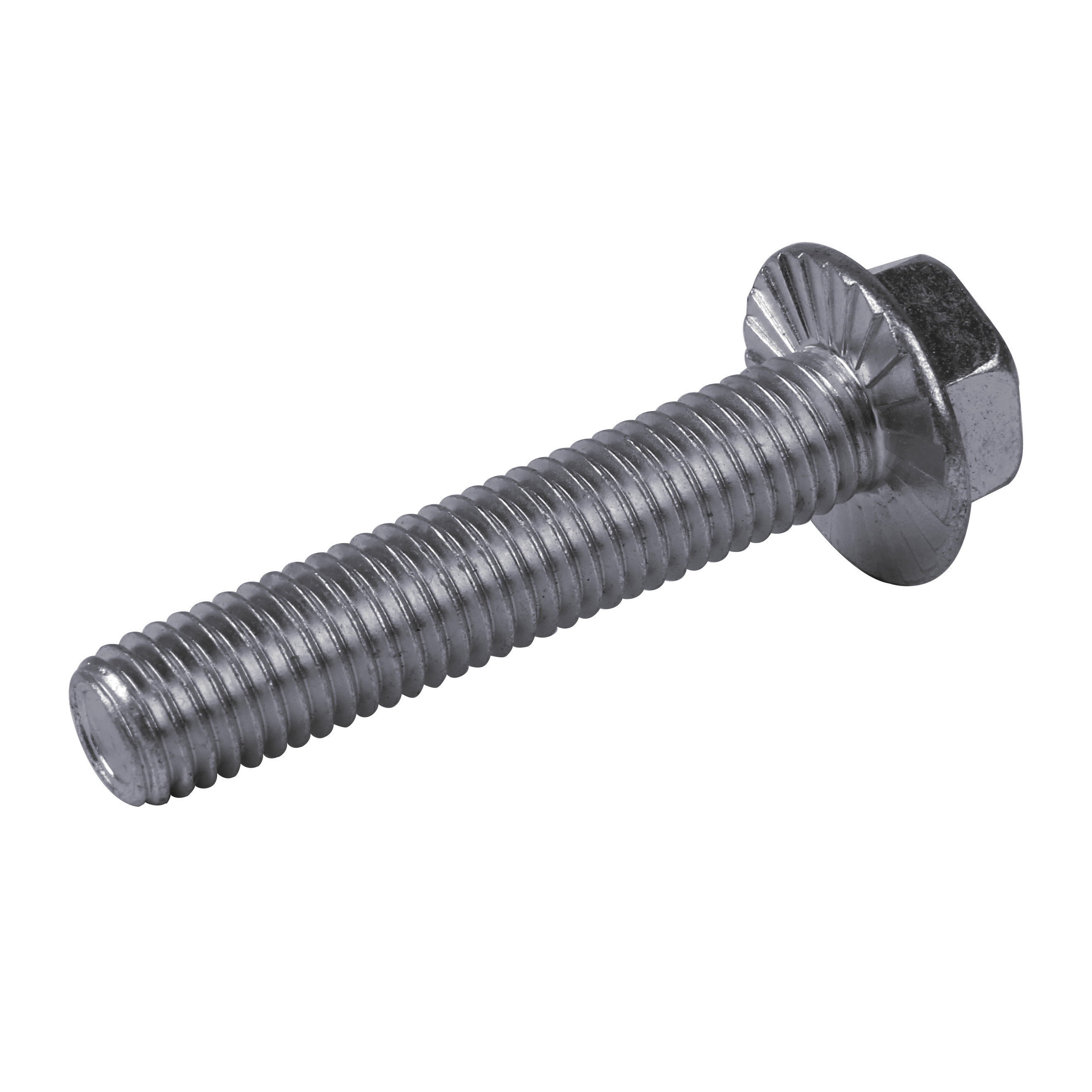 Viti A Testa Esagonale Con Flangia – 25 Pezzi 5/16-18 X 1-1/4 Pollice, Acciaio Zincato, Accurate Grado 2