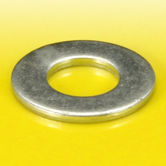 M8 Mild Steel Form A Flat Washer Bright Zinc Plated - Orbital Fasteners
