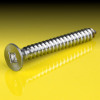 image of Square Drive Countersunk Self Tapping Screws Type C Point & AB Thread