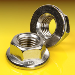 image of Hex Plain Flange Nuts EN 1661 (DIN 6923)