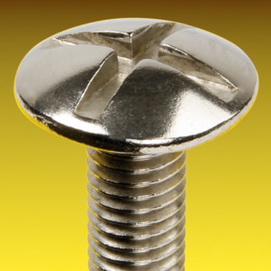 image of Double Slot Mushroom Head Screws NF E 25-129