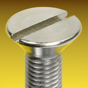 image of UNF Slotted Countersunk Machine Screws ASME B18.6.3