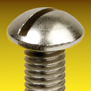 image of UNC Slotted Round Head Machine Screws ASME B18.6.3