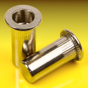 image of Rivet Nut Knurled with Flat Head, Closed Type
