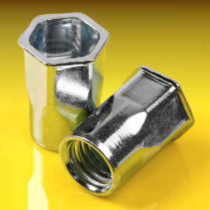 image of Rivet Nut Hex with Small Countersunk Head, Open Type