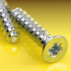 image of Pozi Countersunk Thread Forming Screws for Plastics, 30 Degree Thread