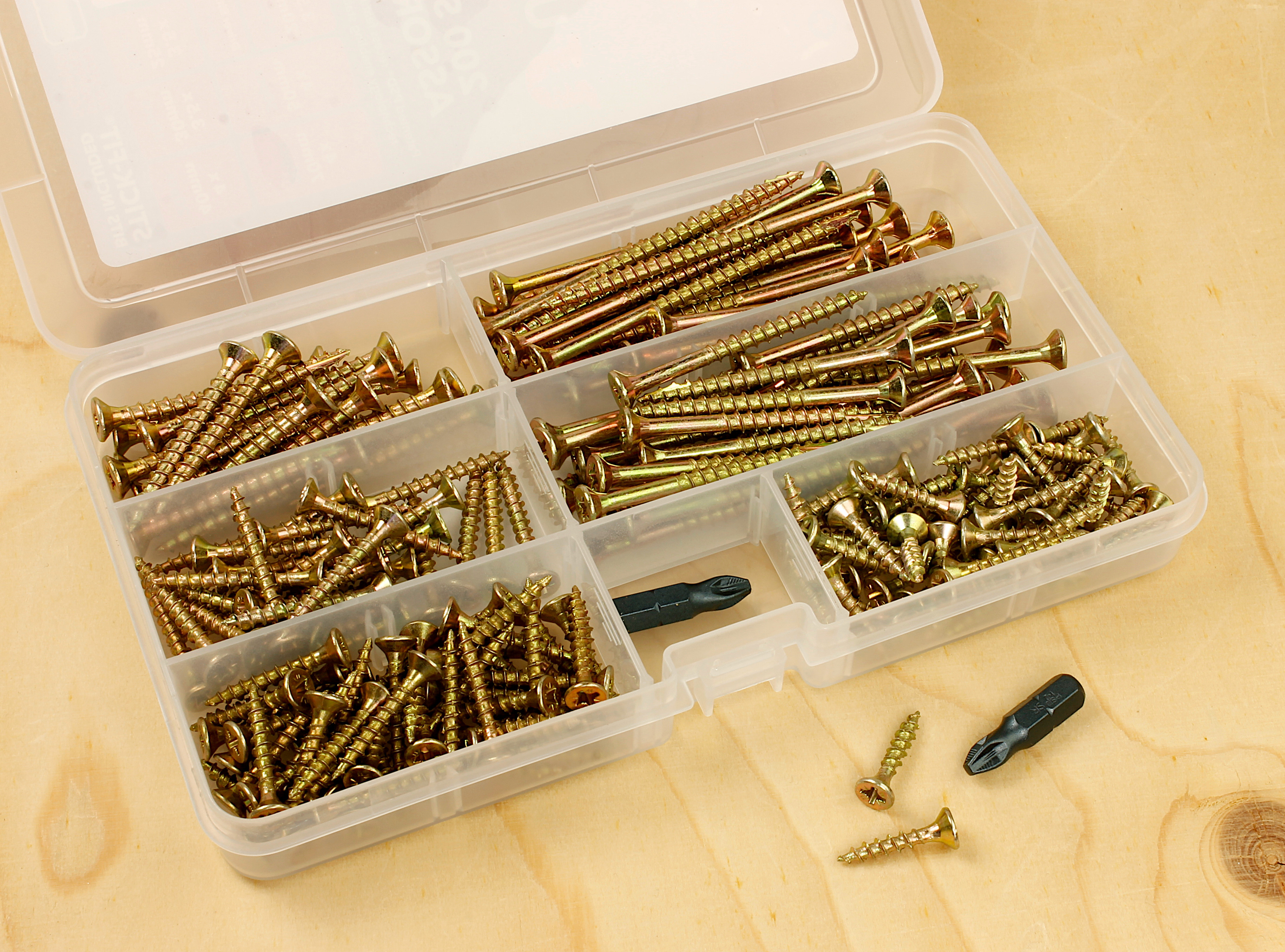 Ulti-Mate Yellow Zinc 200 Screw Mini Case