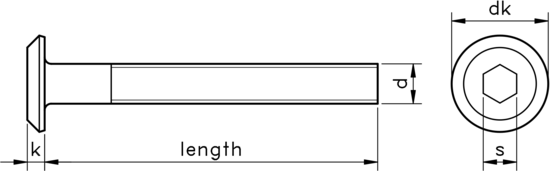 technical drawing of Connector Bolt