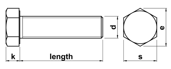 Metric Hex Head Bolts Metric Bolt Sizes Engineering Tools Metric