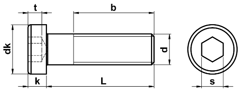 M8 X 30mm Full Thread Low Cap Screws (DIN 7984) - High Tensile Steel (10.9)