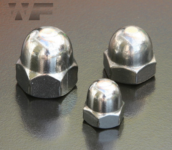 Dome Nuts Standard Pitch DIN 1587 in A4 image