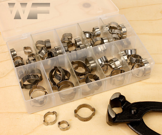 Double Ear Clips Stainless Assortment image