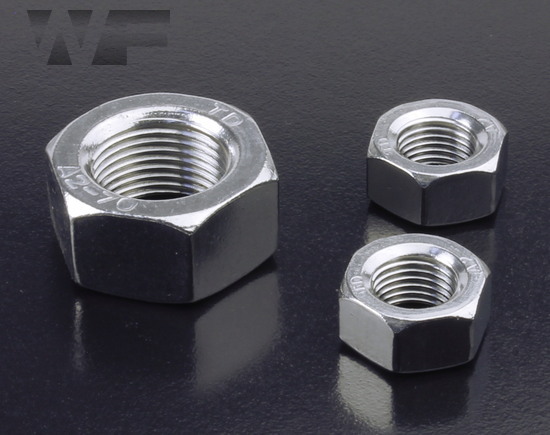 Full Hex Nuts Fine Pitch - ISO 8673 (DIN 934) in A2 image