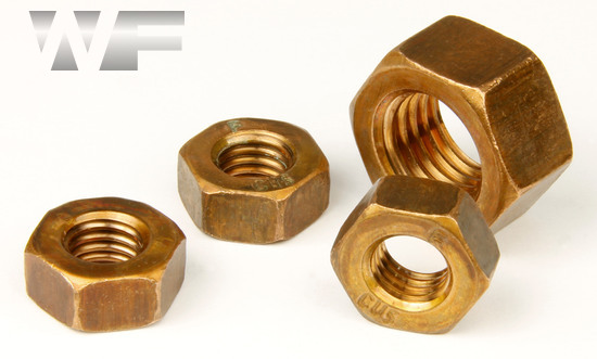 Full Hex Nuts Standard Pitch - DIN 934 (ISO 4032) in Copper image