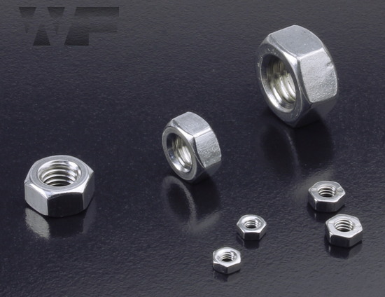 Full Hex Nuts Standard Pitch - ISO 4032 (DIN 934) in A4 image