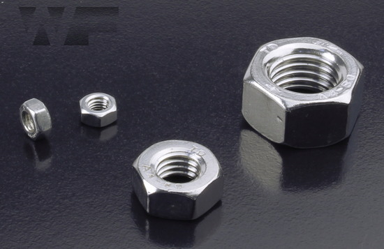 Full Hex Nuts With Left Hand Thread (DIN 934) in A4 image