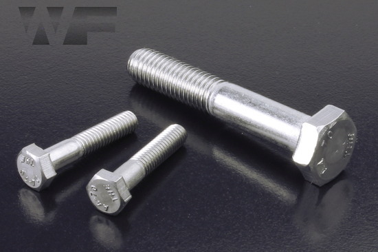 Hex Head Bolts DIN 931 (ISO 4014) in A4 image