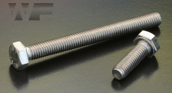 M12 Set Screws Hex Head Fully Threaded Bolt Stainless Steel A2 All Sizes