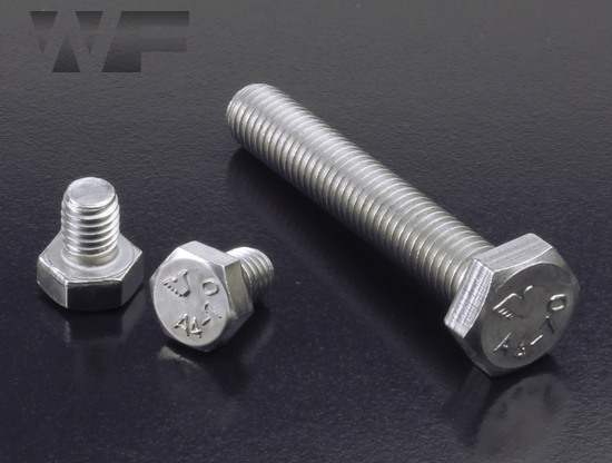 M8 x 110mm SET SCREWS HEX HEAD FULLY THREADED BOLTS STAINLESS STEEL DIN 933 
