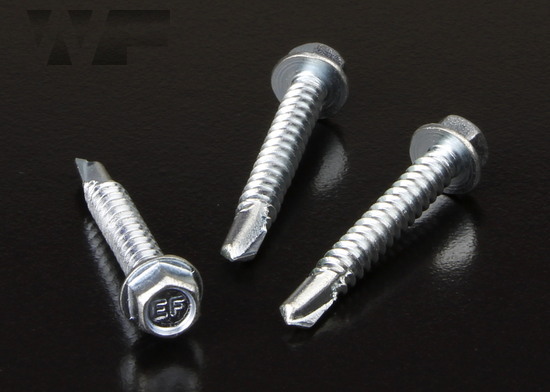 Hex Head Tek Screws for Light Steel Section 1.2mm to 3.5mm in A4 Stainless Steel image