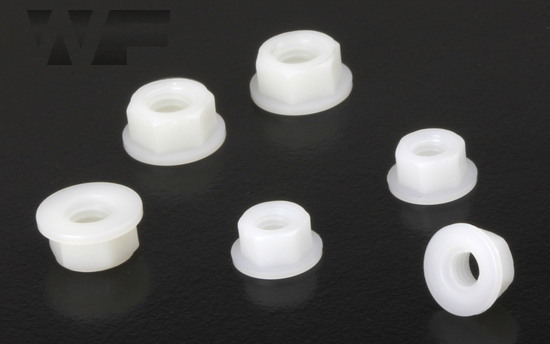 Hex Plain Flange Nuts EN 1661 (DIN 6923) in Nylon image