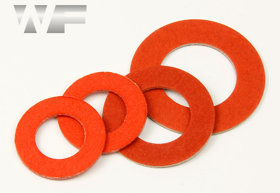 Metric Red Fibre Washer in RedFibre image