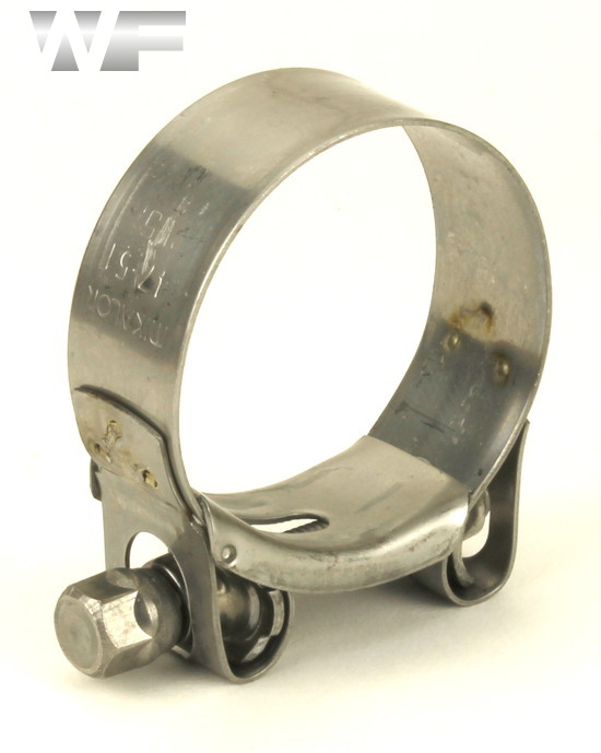 Mikalor Supra Hose Clamp 19 21mm diameter in 316 Stainless W5