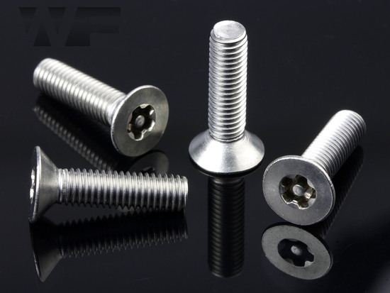 Pin 5 Lobe Countersunk Security Screws in A4 image