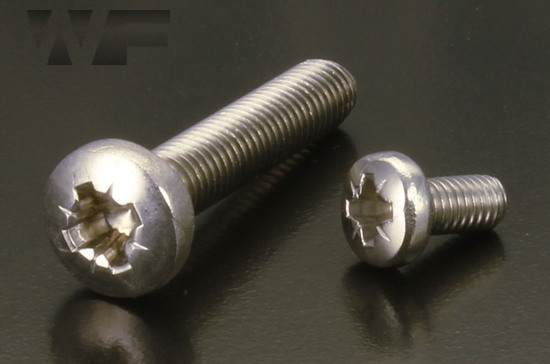 Pozi Pan Head Machine Screws DIN 7985 Z in A2 image