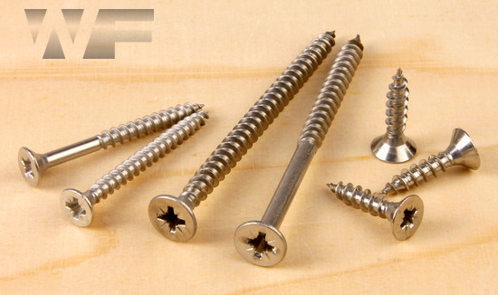 Pozidrive Countersunk Chipboard Screws in A4 image