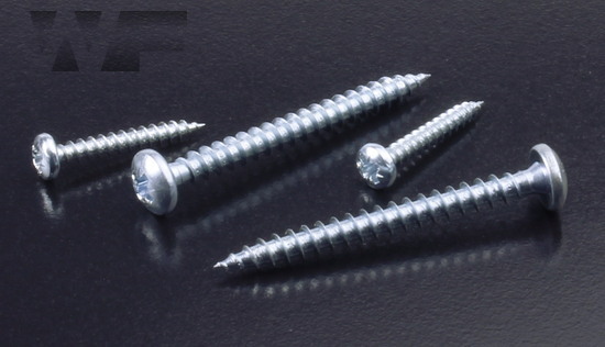 QZ Pozi Pan Head Chipboard Screws in BZP image