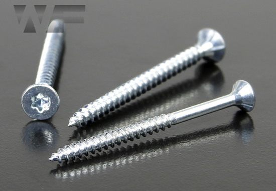 QZ Torx Csk Head Chipboard Screws in BZP image