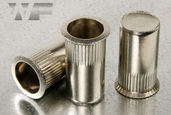 Rivet Nut Knurled with Full Countersunk Head, Closed Type in A4 image