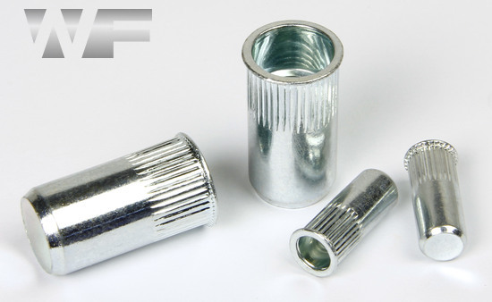 Rivet Nut Small Countersunk Head, Closed Type in BZP image