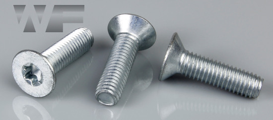 Six Lobe or Torx Csk Thread Rolling Screws DIN 7500 Type ME-T in BZP image