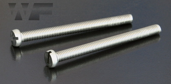 Slotted Cheese Head Machine Screws ISO 1207 (DIN 84) in A4 image