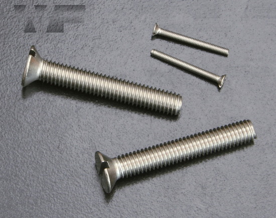 Slotted Countersunk Machine Screws DIN 963 in A2 image