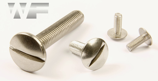 Slotted Mushroom Head Screws in A4 image
