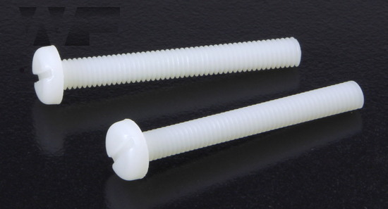 Slotted Pan Machine Screws ISO 1580 (DIN 85) in Nylon image