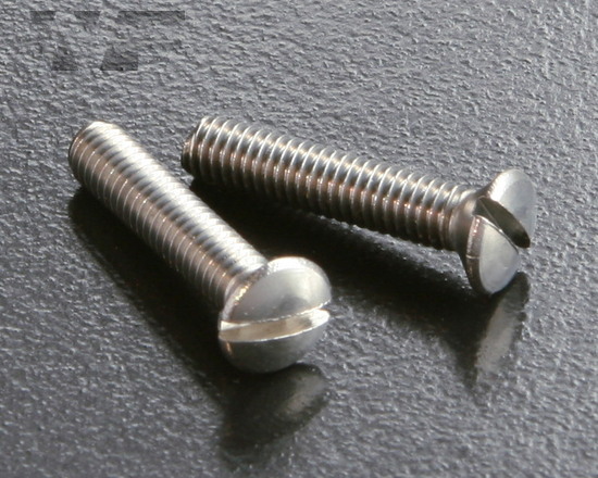 Slotted Raised Countersunk Machine Screws DIN 964 in A2 image