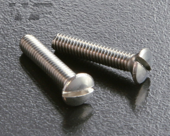 Stainless Steel M6 X 20 Slotted Countersunk Head Machine Screw - China  3/16*2 Machine Screw and Slotted Head Screw